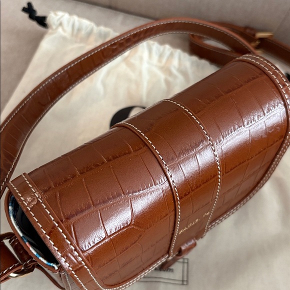 Paris/64 mini croc tressor crossbody bag - Picture 8 of 12